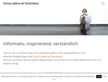 Tablet Screenshot of kristinehonig.de